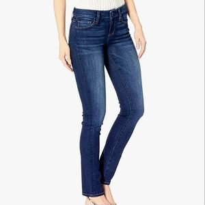 Paige Skyline Skinny Dark Blue Wash Jeans Size 32